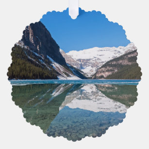 Reflektion über Lake Louise - Banff NP, Kanada Ornament Karte
