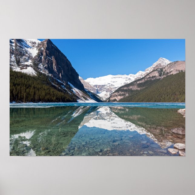 Reflektion über Lake Louise - Banff NP, Kanada Poster (Vorne)