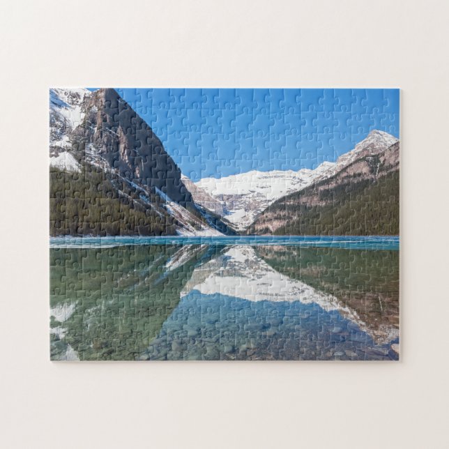 Reflektion über Lake Louise - Banff NP, Kanada Puzzle (Horizontal)