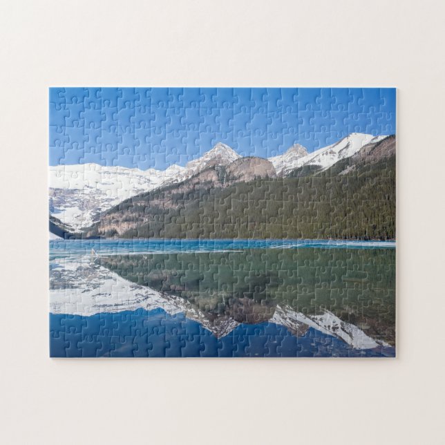 Reflektion über Lake Louise - Banff NP, Kanada Puzzle (Horizontal)