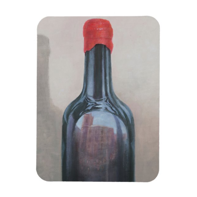 Reflektion von Pienza 2012 Magnet (Vertikal)