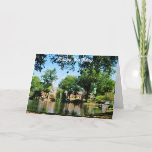 Reflektionen - Geburtskarte Karte