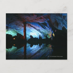 Reflektionen in der China Postkarte
