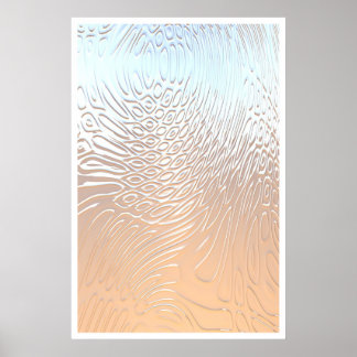Reflektionen in Silber Poster