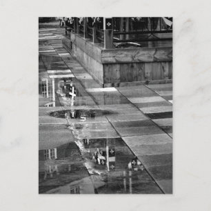 Reflektionen nach Regen Aubry Vieux Hull Postkarte