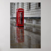 Reflektionen über eine Red Phone Box - London Post