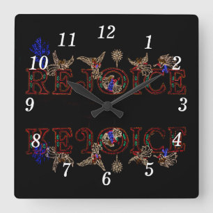 Reflektionen Wall Clock Quadratische Wanduhr