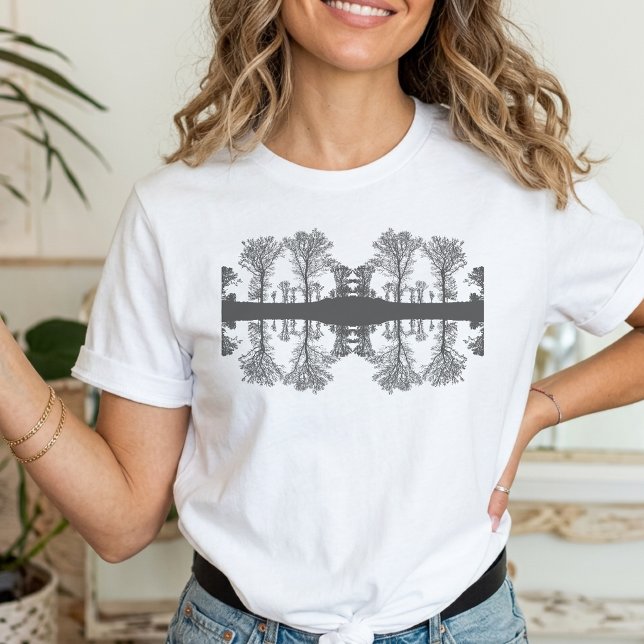 Reflektionsbaum Minimalist NATURE T-Shirt (Von Creator hochgeladen)