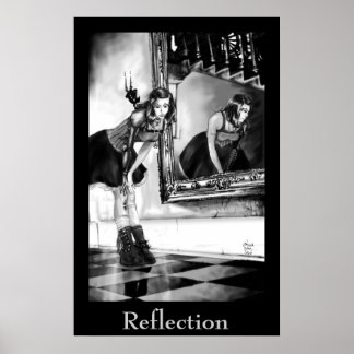 Reflektionsdruck Poster