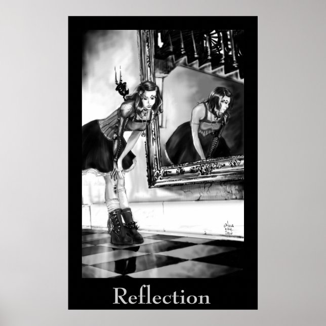 Reflektionsdruck Poster (Vorne)