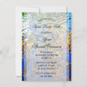 © Reflektive Wasserarme Abstrakte Kunst Einladung