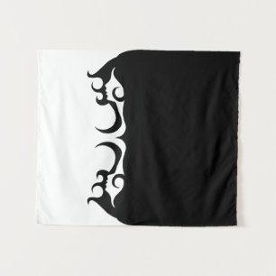 Reflektiver Deko Mod Woman Tapestry Wandteppich