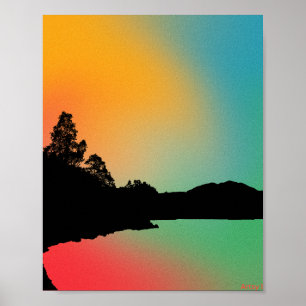 Reflektiver See Poster