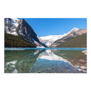 Reflexion am Lake Louise - Banff NP, Kanada Fotodruck