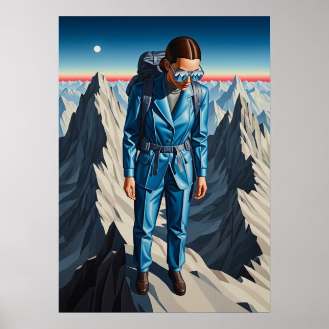 RÉFLEXION DANS LE FROID (Reflektion in der Kälte)  Poster (Vorne)