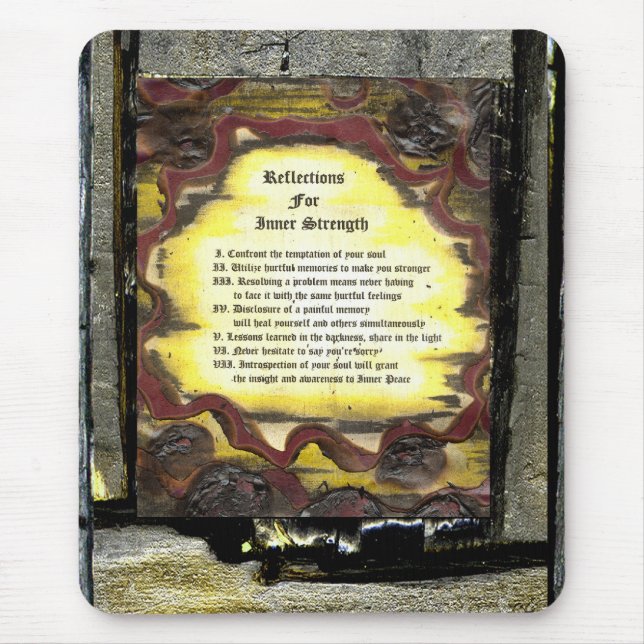 Reflexion der inneren Stärke Mousepad (Vorne)