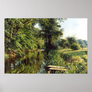Reflexion des Frühlings von Peder Mork Monsted Poster