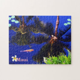Reflexion im Koi-Teich Puzzle