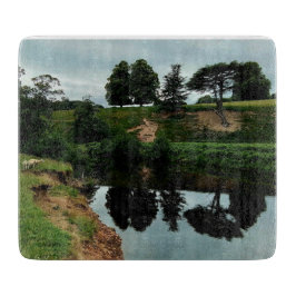 Reflexion im Wasser Schneidebrett