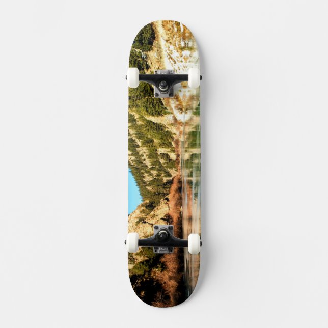 Reflexion in Elevenmile Schlucht Skateboard (Vorderseite)