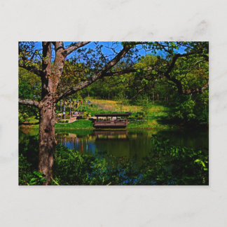 Reflexion über den Postkartensee Postkarte