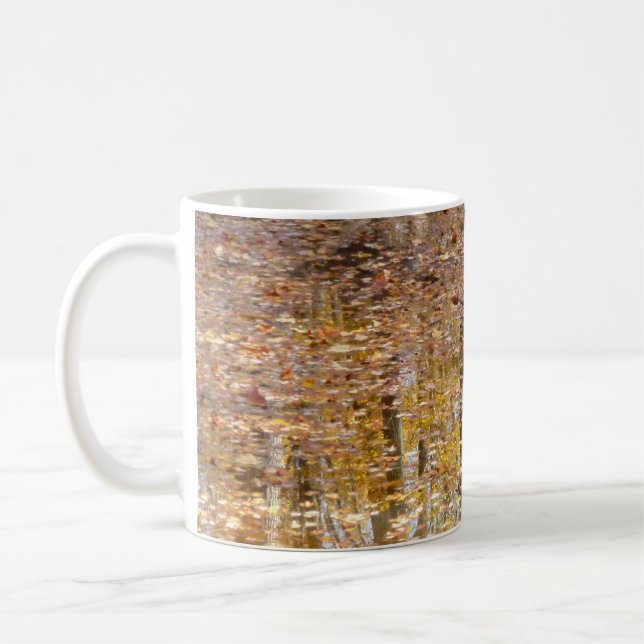 Reflexion über den Still Creek im Greenbelt Park Kaffeetasse (Links)