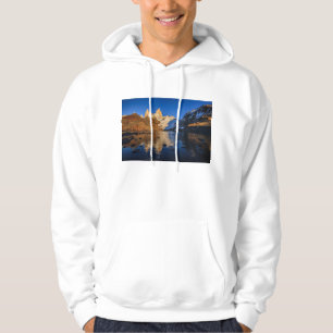 Reflexion von Fitz Roy am Sonnenaufgang Hoodie