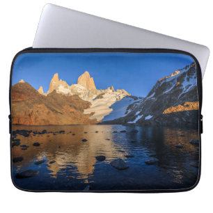 Reflexion von Fitz Roy am Sonnenaufgang Laptopschutzhülle