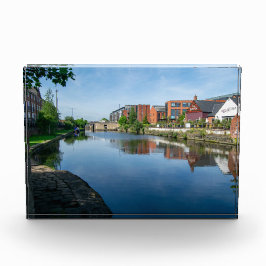 Reflexionen am Kanal, Wakefield Fotoblock