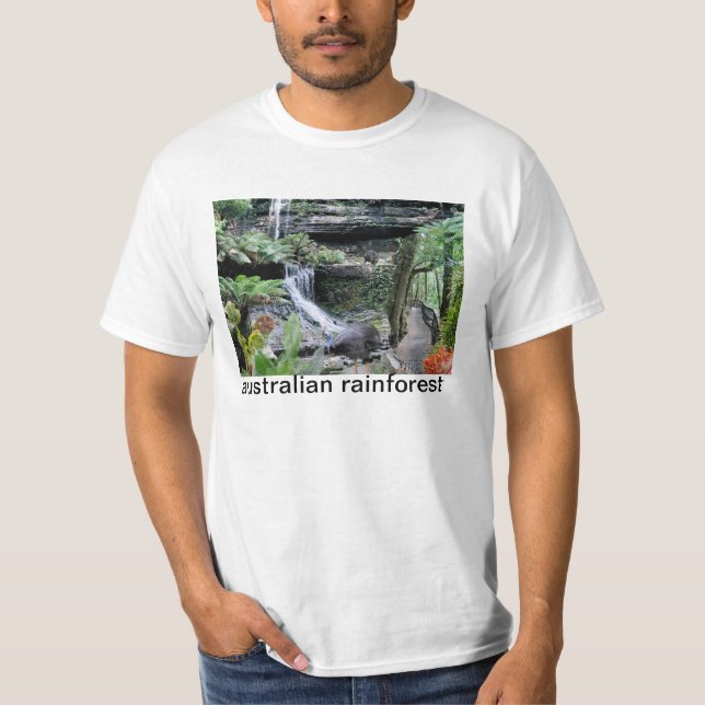 REFLEXIONEN des Unze-Australier-Regenwaldes T-Shirt (Vorderseite)
