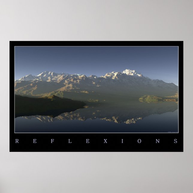 Reflexionen Poster (Vorne)
