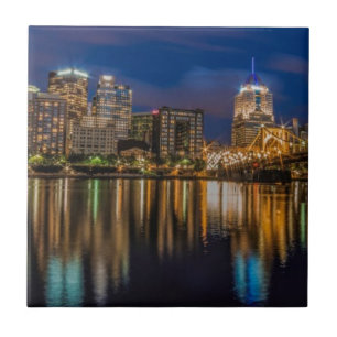 Reflexionen von Pittsburgh Fliese