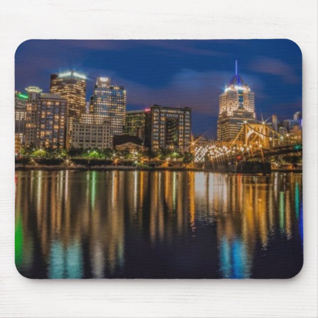 Reflexionen von Pittsburgh Mousepad (Vorne)