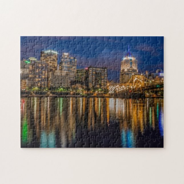Reflexionen von Pittsburgh Puzzle (Horizontal)