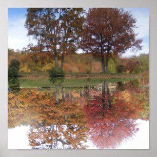 Reflexions-Leinwand Poster