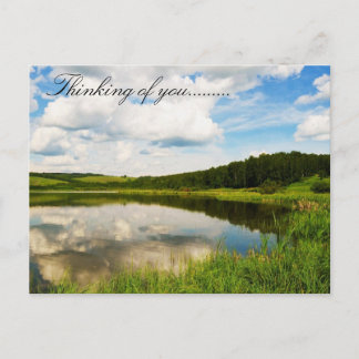 Reflexions-Postkarte Postkarte