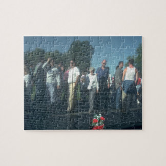 Reflexions-Vietnam-Veteranen-Wand-Washington DC Puzzle