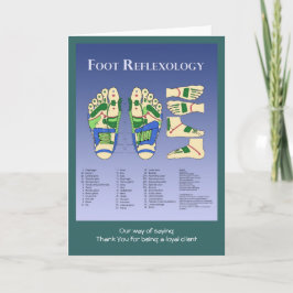 Reflexologie Dankeskarte