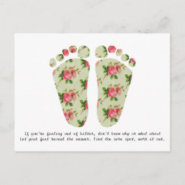 Reflexzonenmassenkarte Postkarte