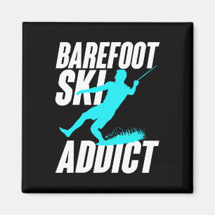 Refoot Ski Addict Humore Refooter Water Sport Magnet