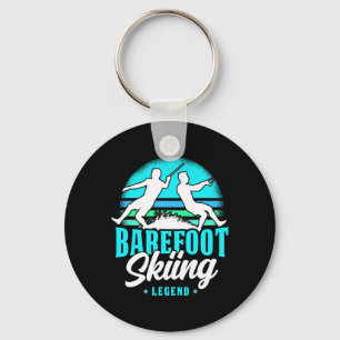 Refoot Skifahren Legend Retro Style Wassersportski Schlüsselanhänger