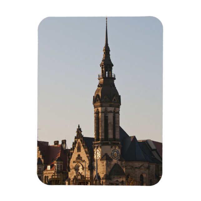 Reformierte Kirche Leipzig, Deutschland Magnet (Vertikal)