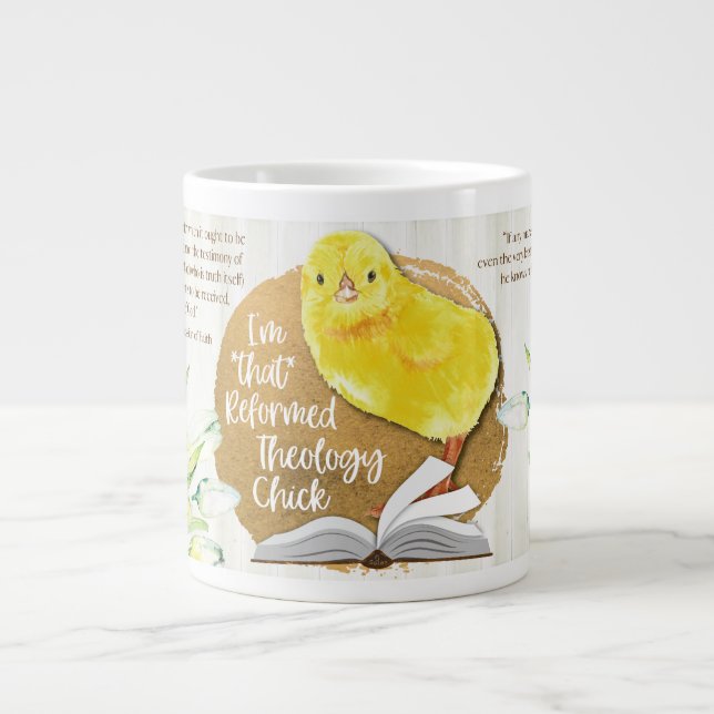 "Reformierte Theologie Chick" 20 oz. Christliche T Jumbo-Tasse (Vorderseite)