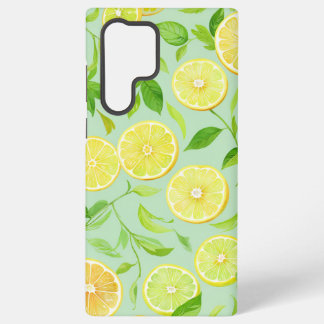 Refreshing Lemon Botanical Phone Case Samsung Galaxy Hülle