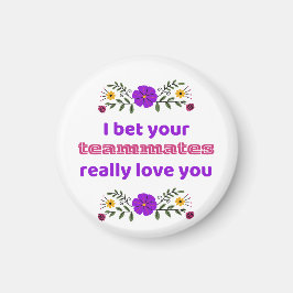 Refrigerator Magnet Hockey Gift Teammates