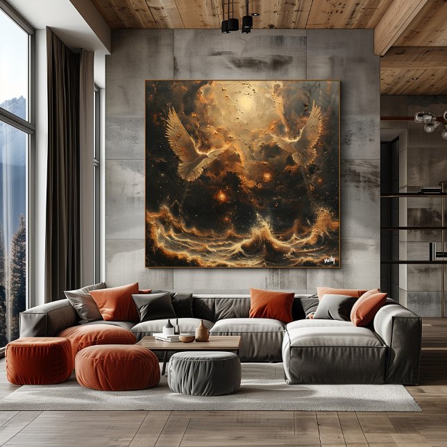 Refugio Cósmico de Aves Poster (Von Creator hochgeladen)