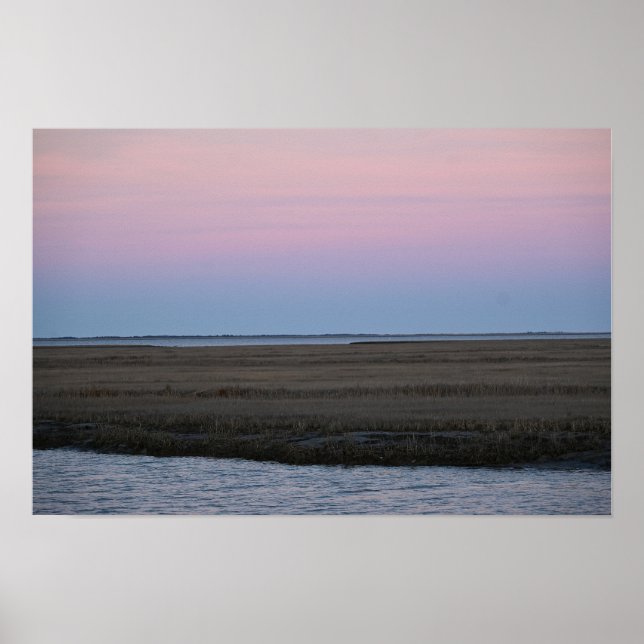 Refugium Waterscape Sunset Poster (Vorne)