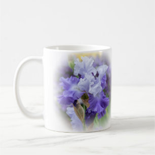 Regal Bearded Iris - Lila & weiß Kaffeetasse