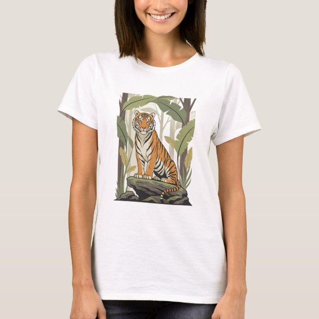 Regal Bengal Tiger T-Shirt (Vorderseite)