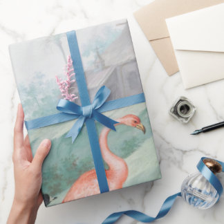 Regal Bird Landschaft Geschenkpapier